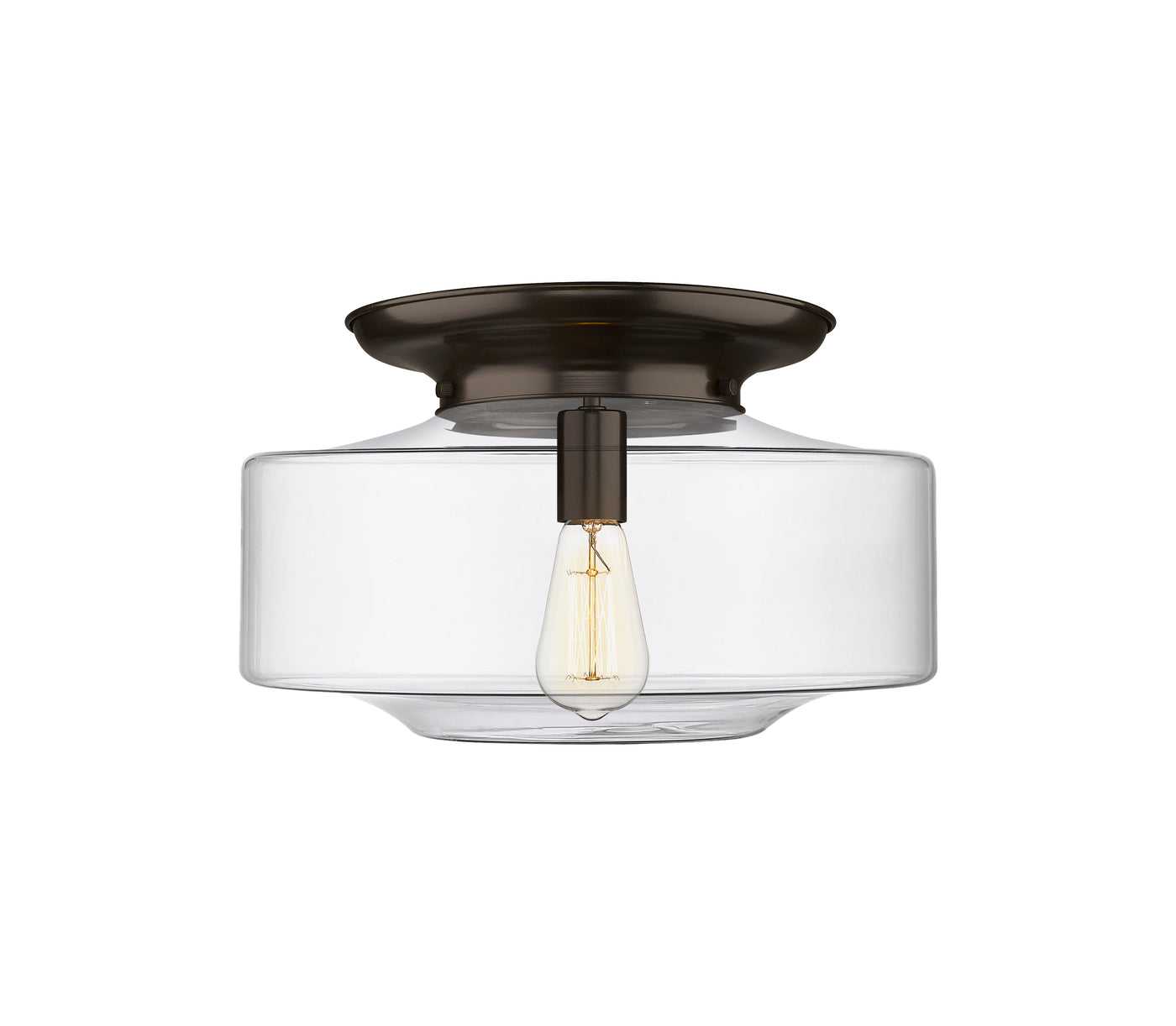 Essex Flush Mount Satin Nickel Cast Brass