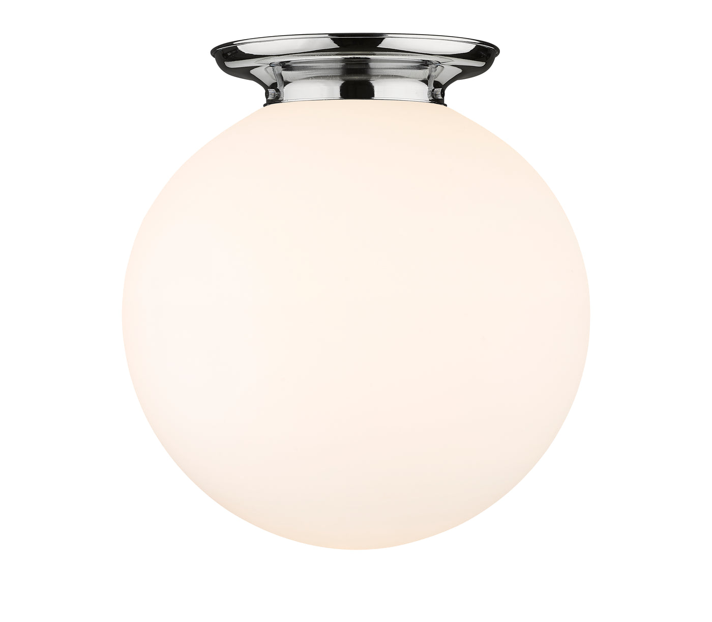 Essex Flush Mount Satin Nickel 15.75 Inch