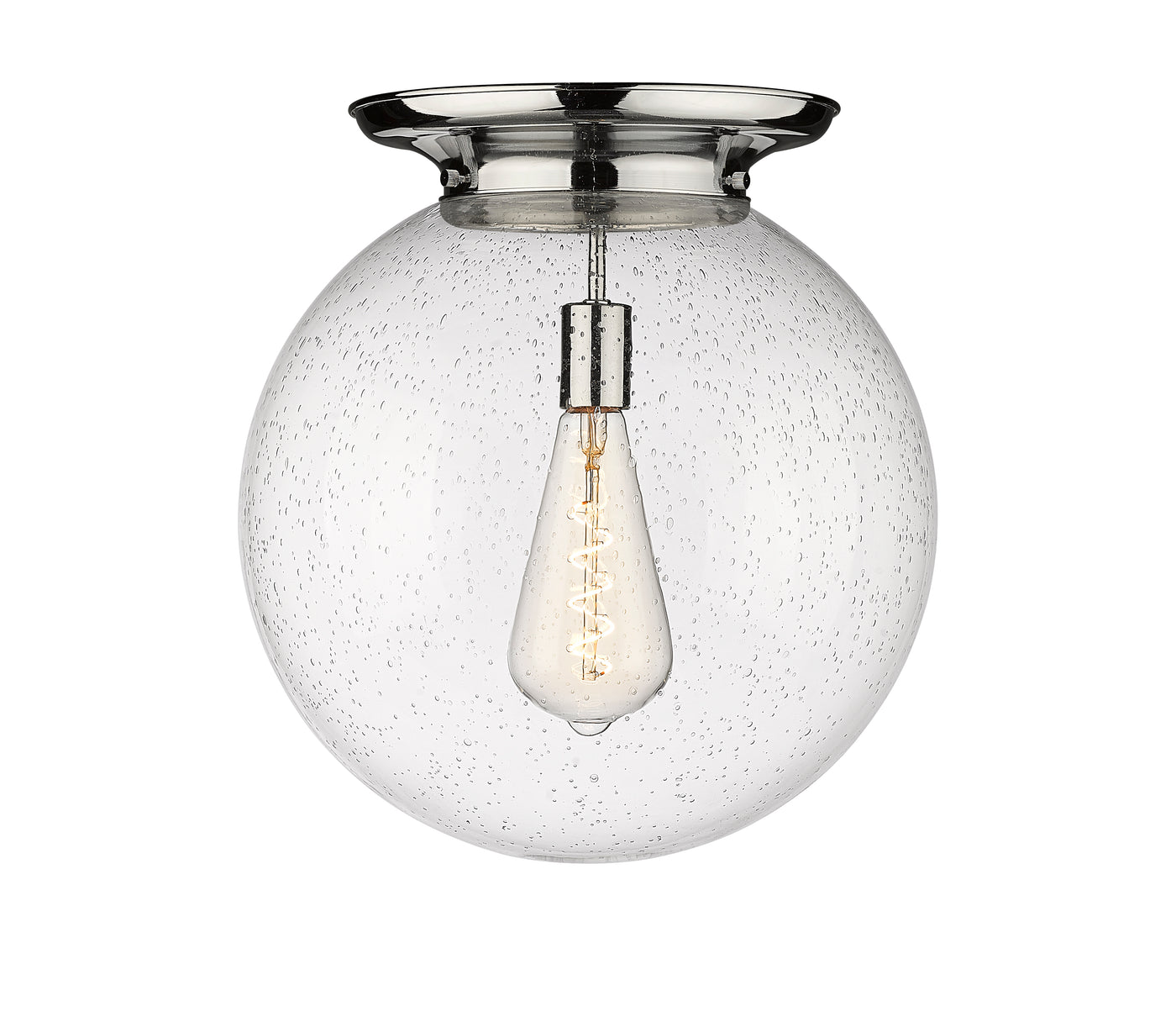 Essex Flush Mount Satin Nickel Brass