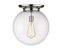Essex Flush Mount Satin Nickel Brass
