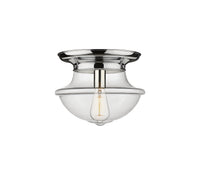 Essex Flush Mount Satin Nickel Cast Brass