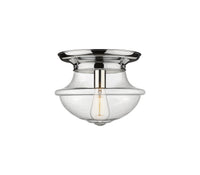 Essex Flush Mount Satin Nickel Cast Brass