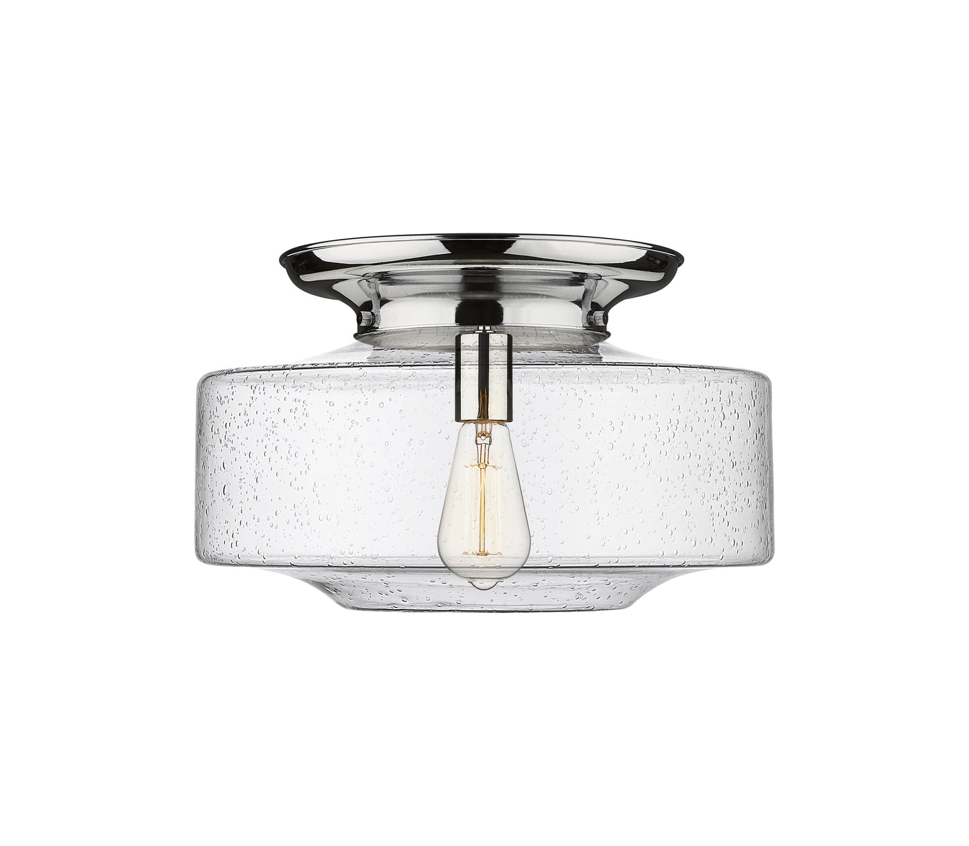Essex Flush Mount Satin Nickel Cast Brass