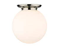Essex Flush Mount Satin Nickel Brass