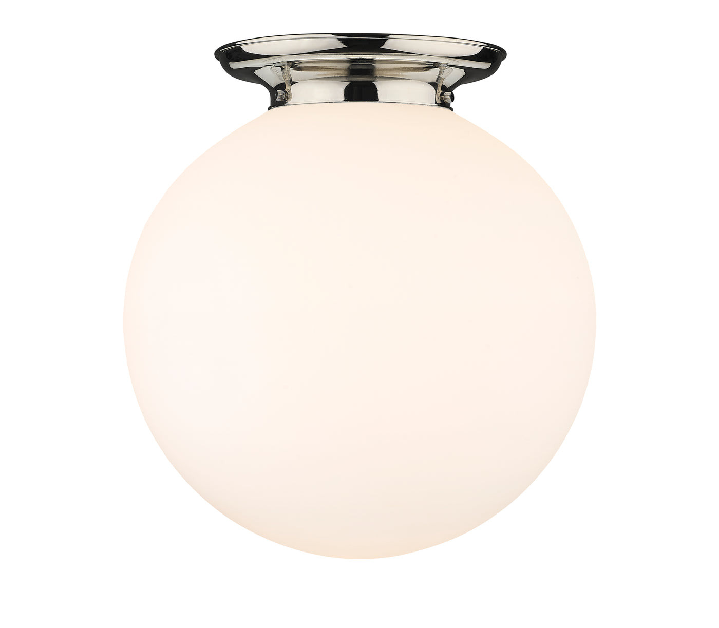 Essex Flush Mount Satin Nickel 15.75 Inch