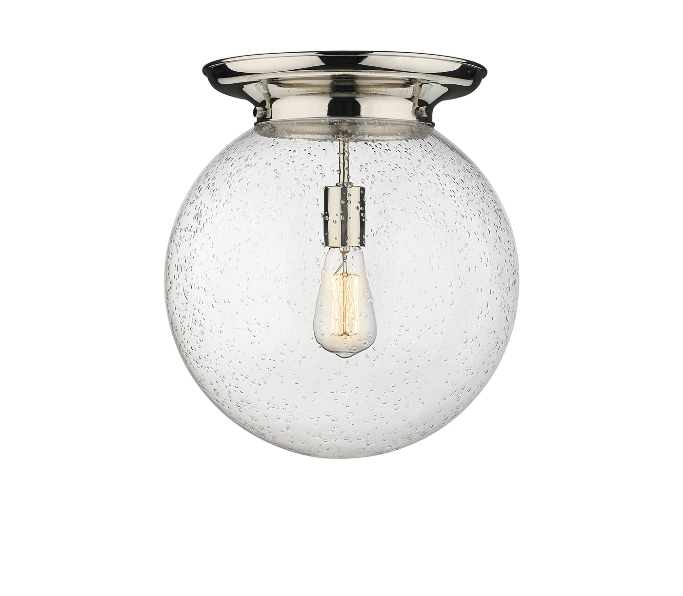 Essex Flush Mount Satin Nickel Cast Brass