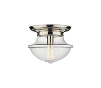 Essex Flush Mount Satin Nickel Cast Brass
