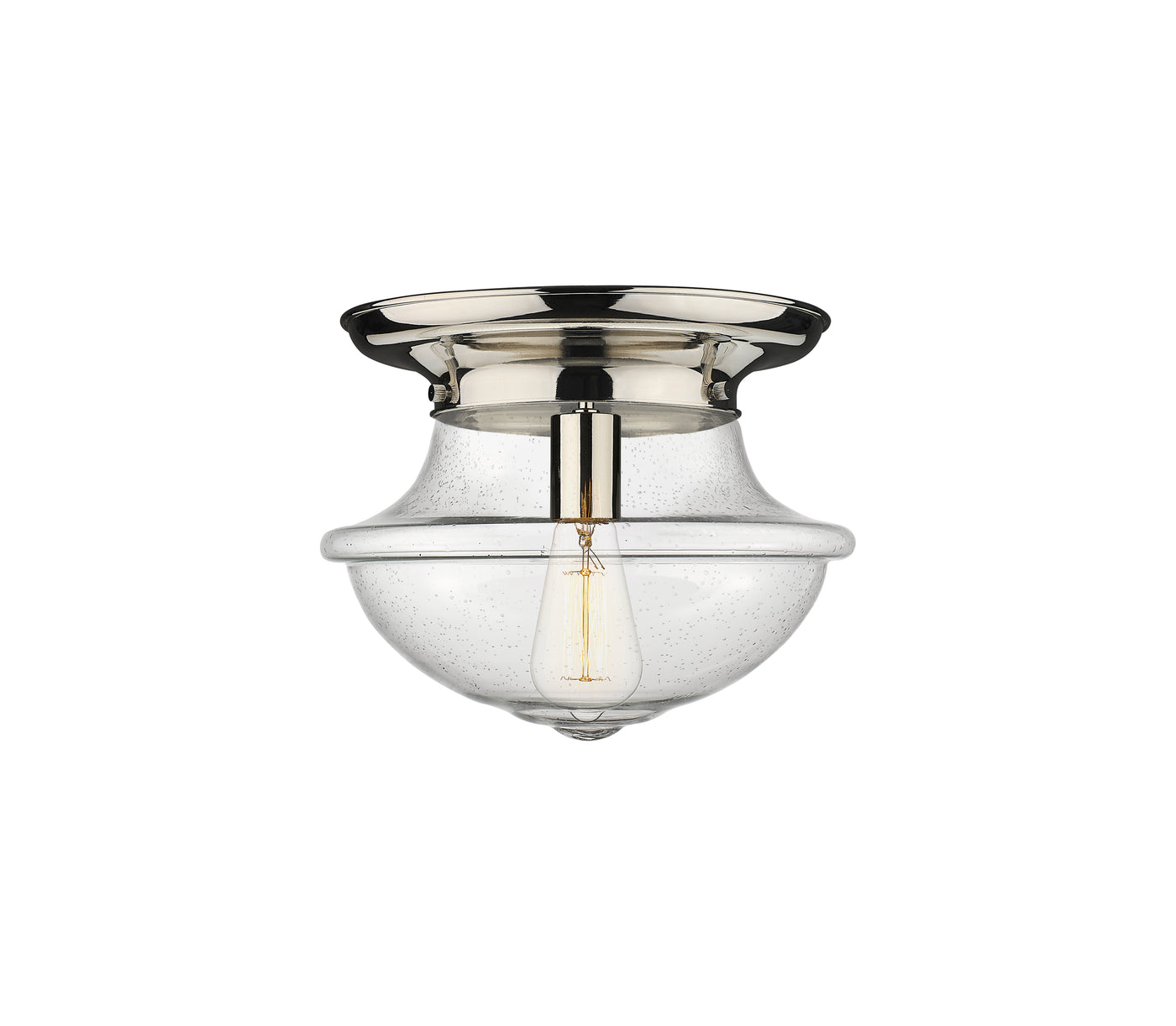 Essex Flush Mount Satin Nickel Cast Brass