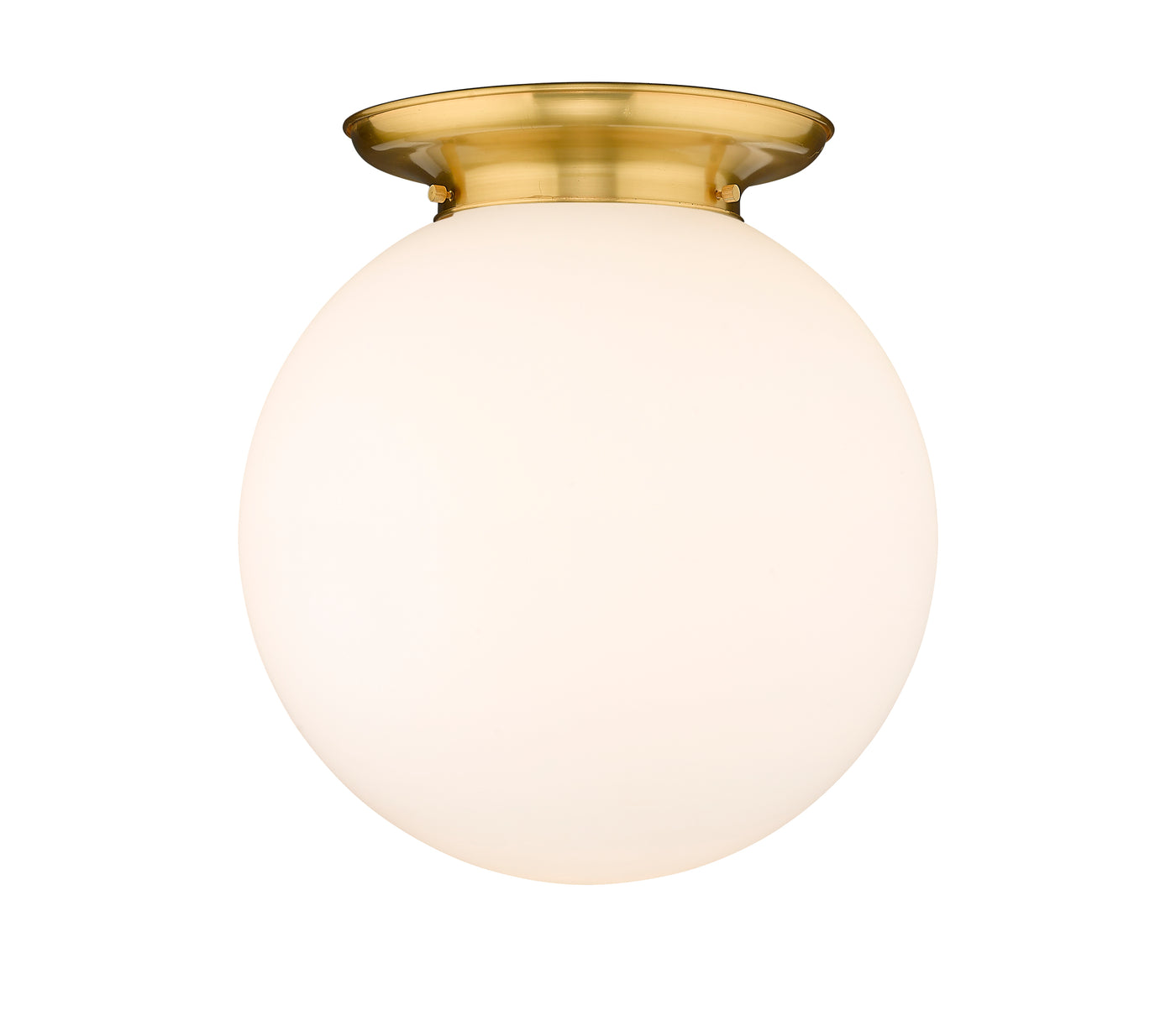 Essex Flush Mount Satin Nickel Brass