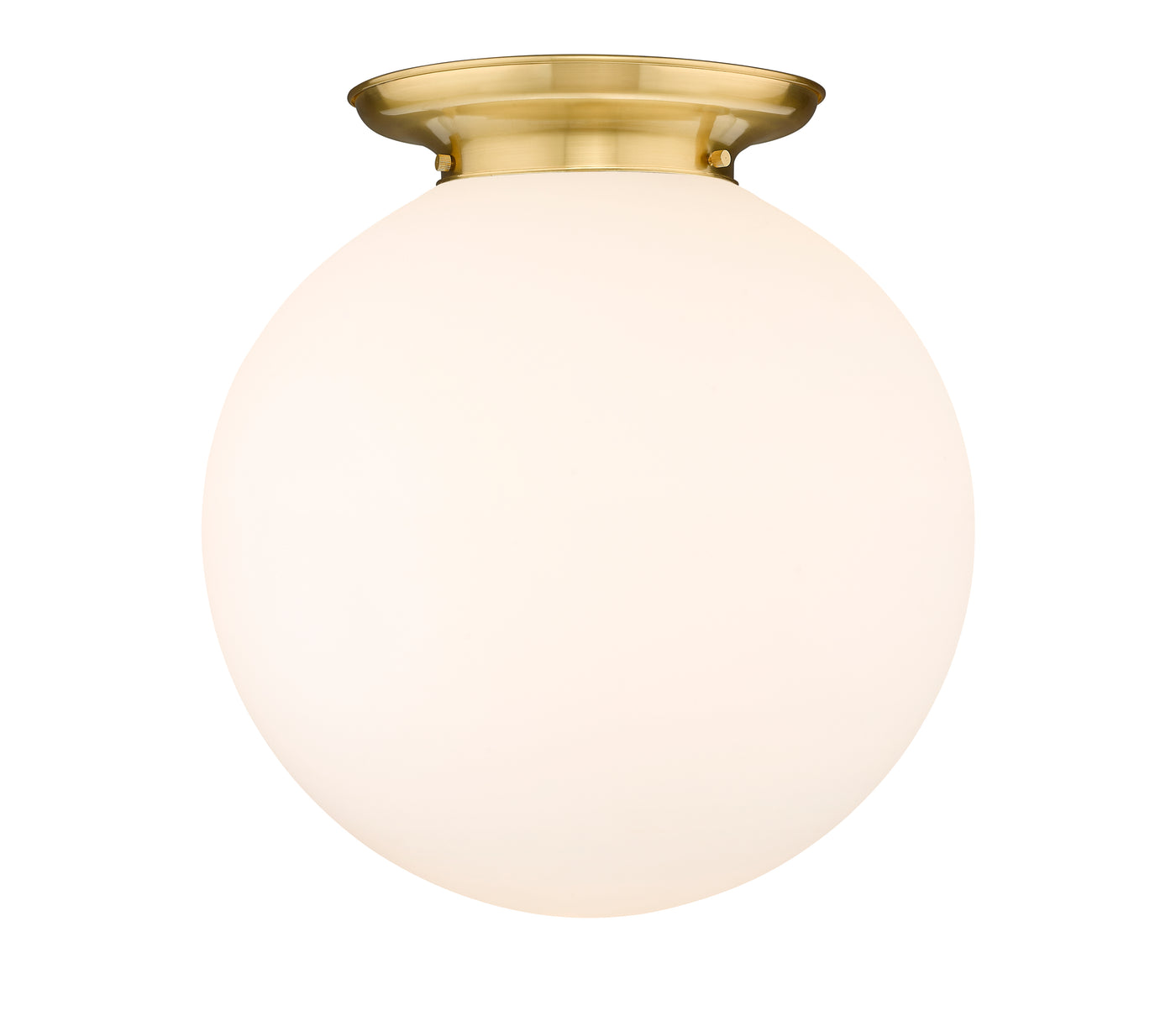 Essex Flush Mount Satin Nickel 15.75 Inch
