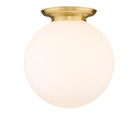 Essex Flush Mount Satin Nickel 15.75 Inch