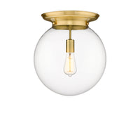 Essex Flush Mount Satin Nickel Cast Brass