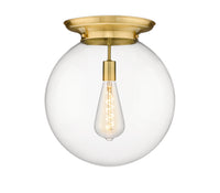 Essex Flush Mount Satin Nickel Brass