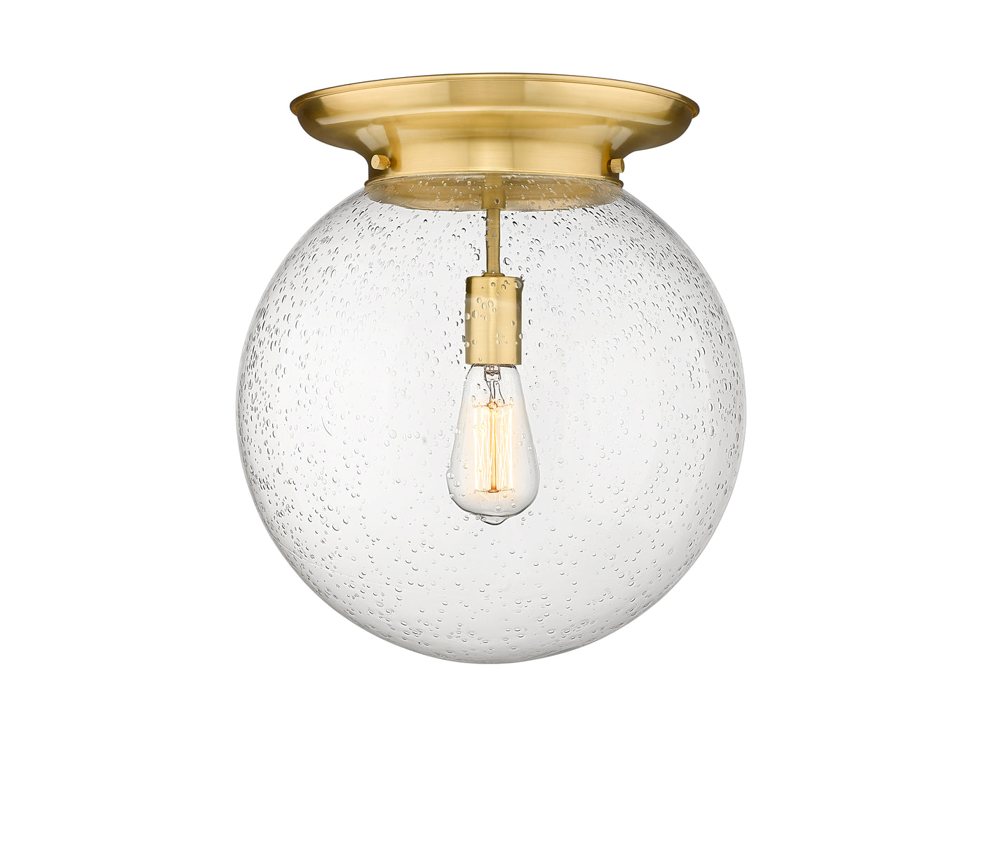 Essex Flush Mount Satin Nickel Cast Brass