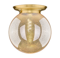 Essex Flush Mount Satin Nickel Cast Brass