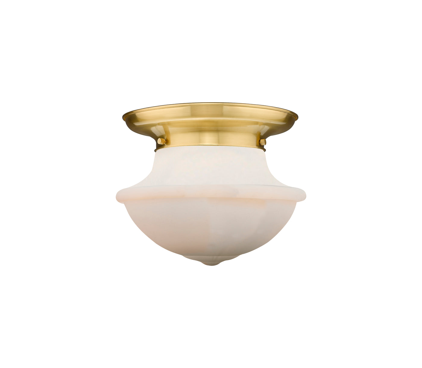 Essex Flush Mount Satin Nickel Cast Brass