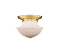 Essex Flush Mount Satin Nickel Cast Brass