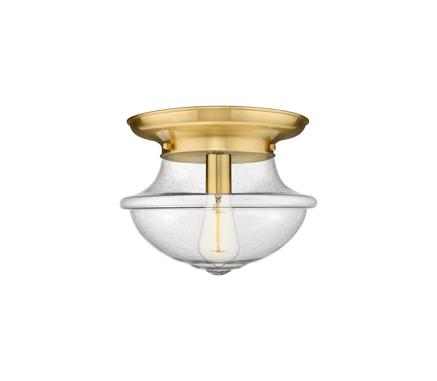 Essex Flush Mount Satin Nickel Cast Brass