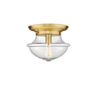 Essex Flush Mount Satin Nickel Cast Brass