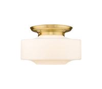 Essex Flush Mount Satin Nickel Cast Brass