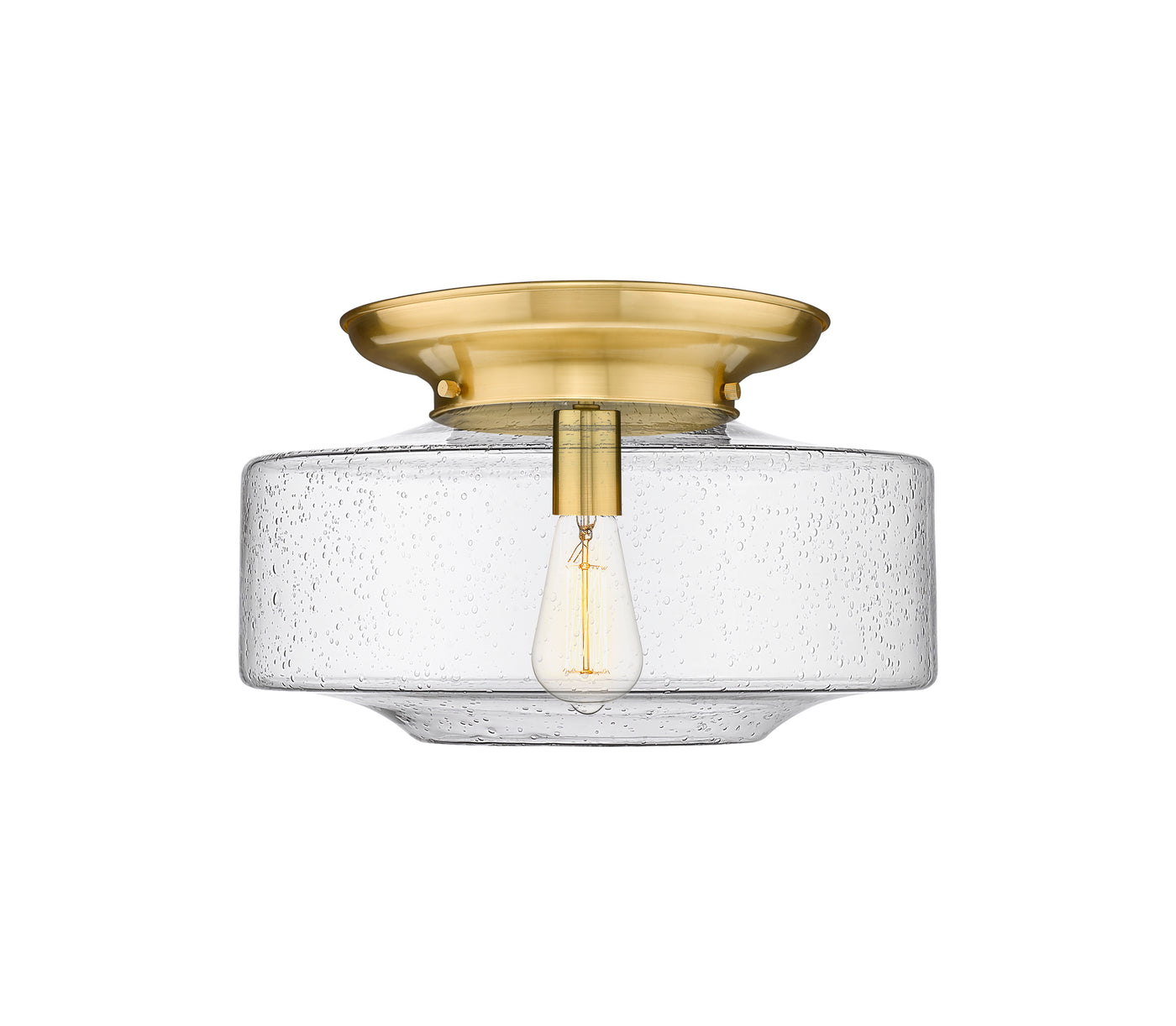 Essex Flush Mount Satin Nickel Cast Brass