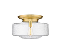 Essex Flush Mount Satin Nickel Cast Brass