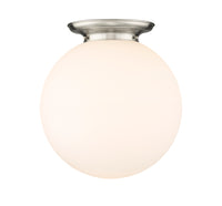 Essex Flush Mount Satin Nickel 15.75 Inch