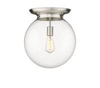 Essex Flush Mount Satin Nickel Cast Brass