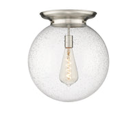Essex Flush Mount Satin Nickel Brass