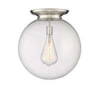 Essex Flush Mount Satin Nickel 15.75 Inch