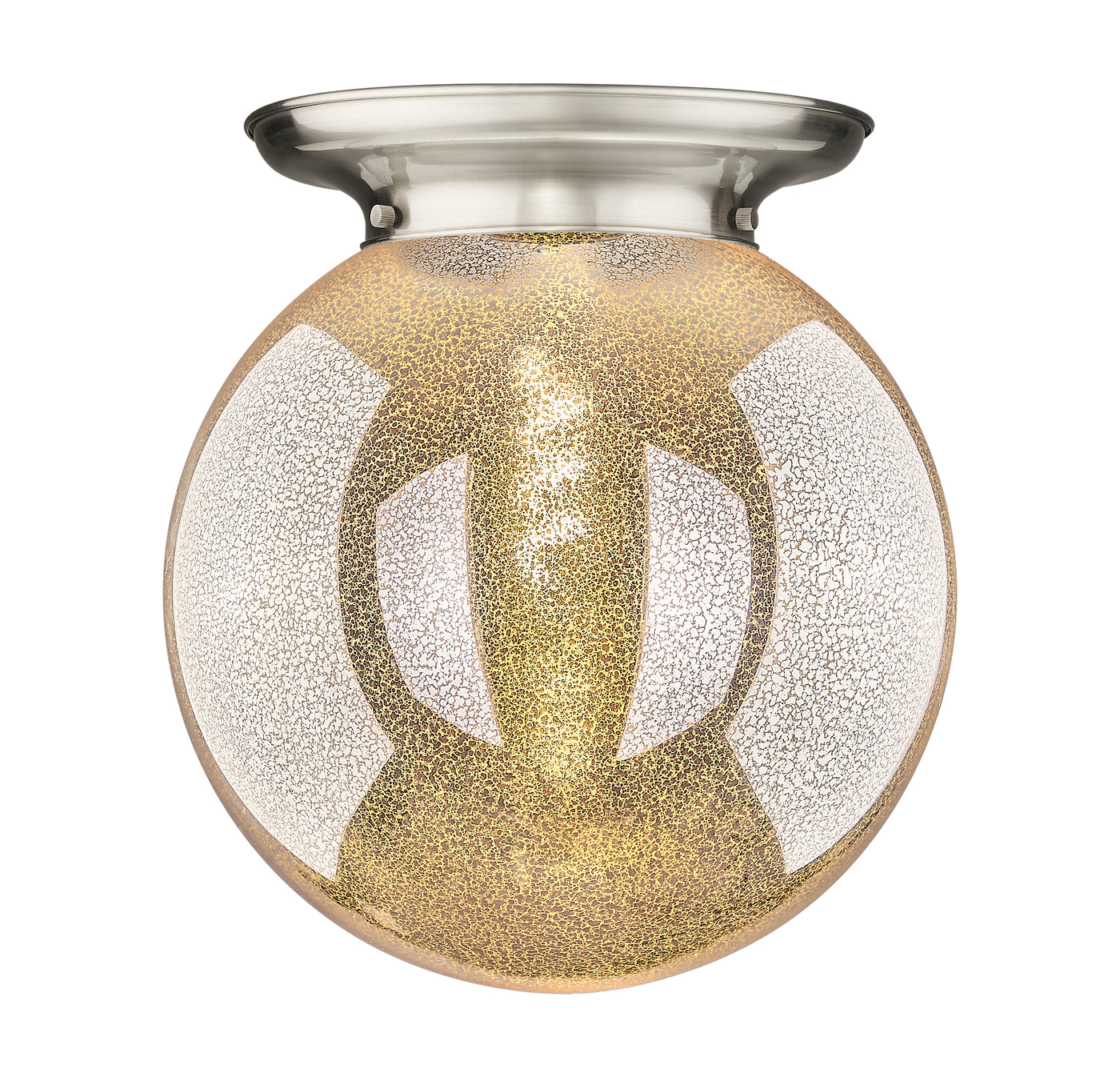 Essex Flush Mount Satin Nickel Cast Brass