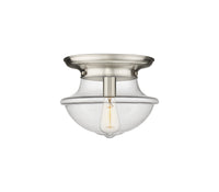 Essex Flush Mount Satin Nickel Cast Brass