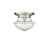 Essex Flush Mount Satin Nickel Cast Brass