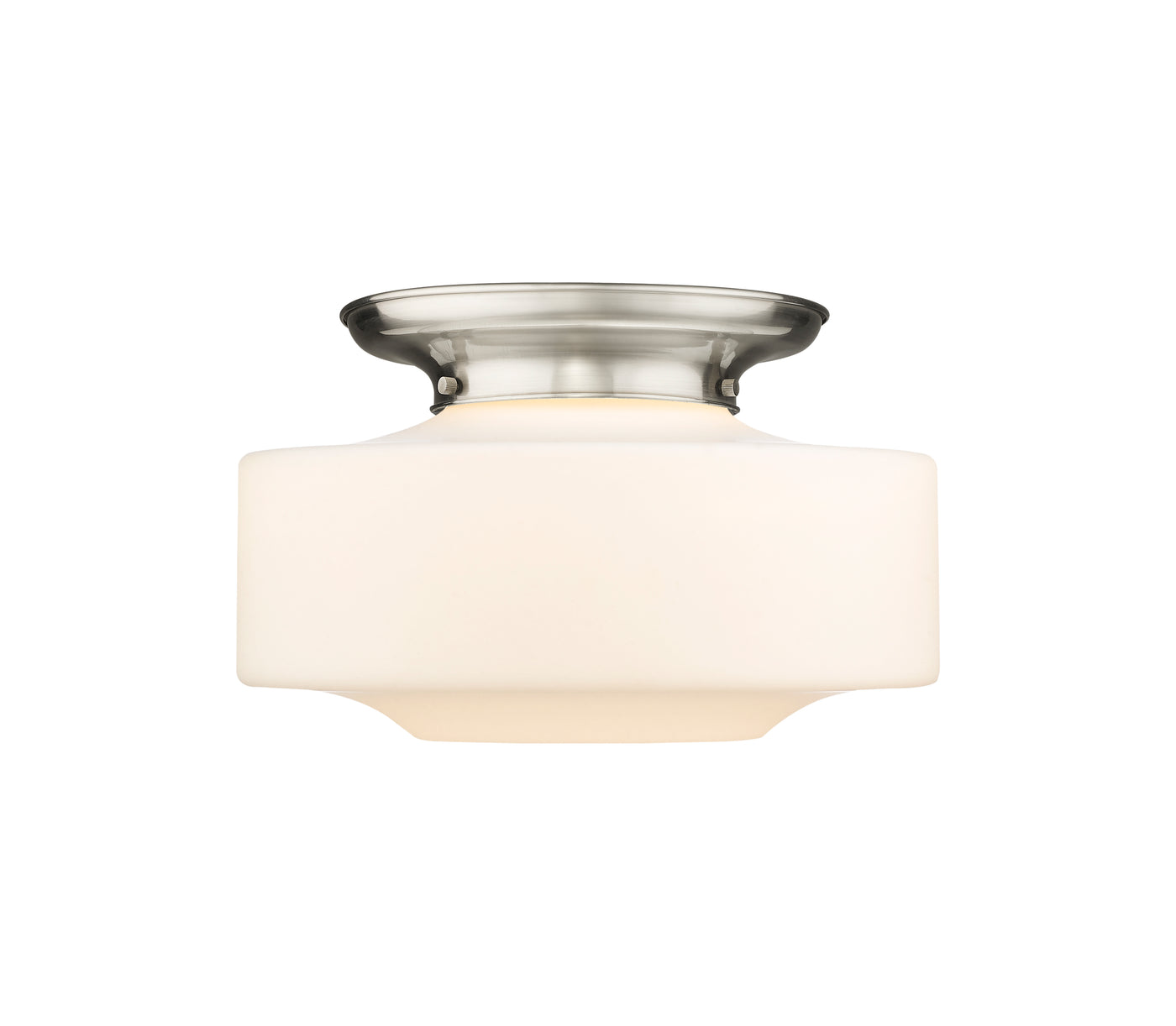 Essex Flush Mount Satin Nickel Cast Brass