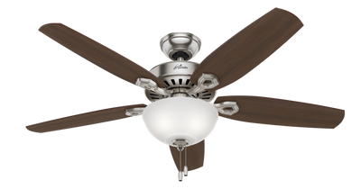 52 inch Builder Brushed Nickel LED Ceiling Fan