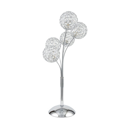 Thailand Crystal Domes Table Lamp | 5 Light