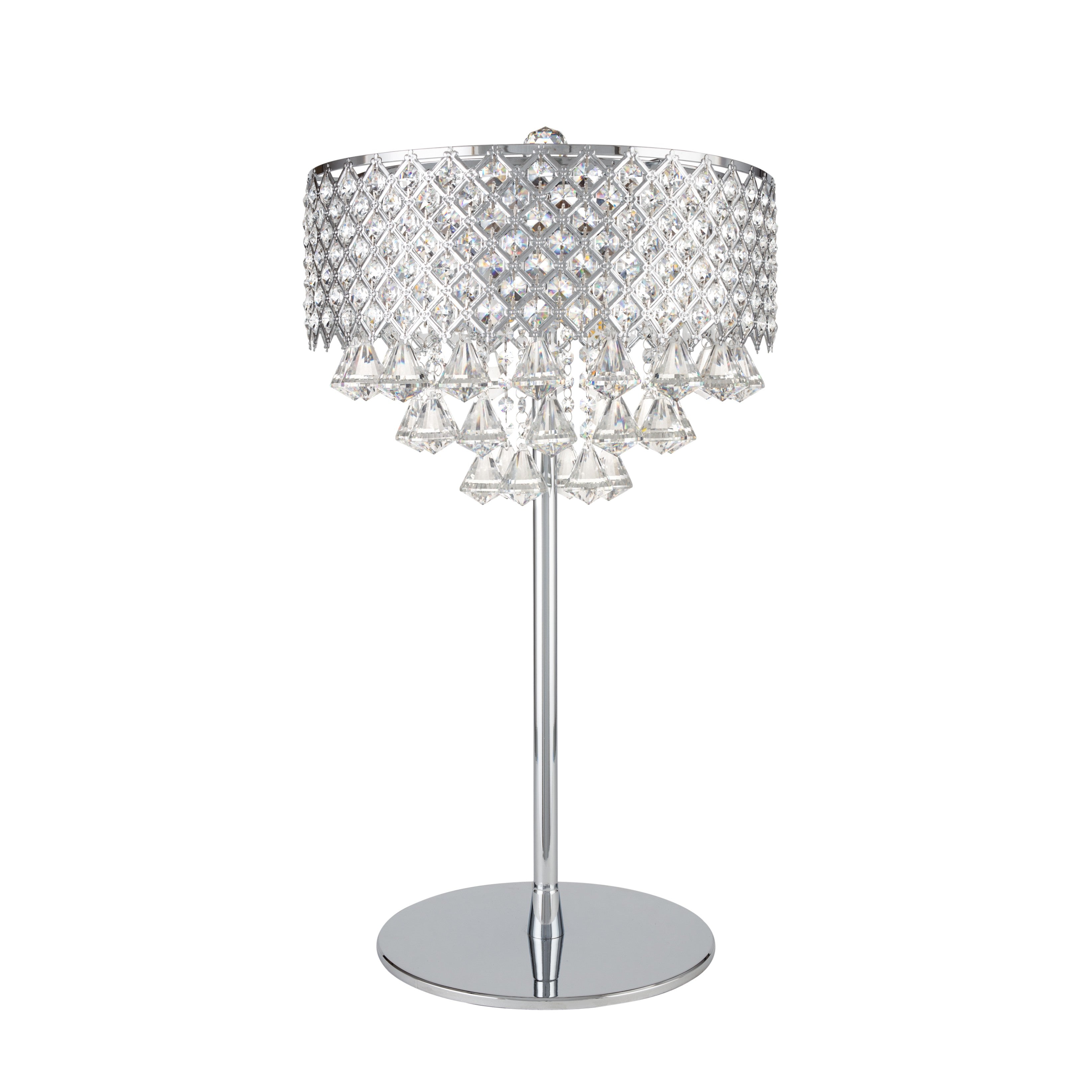 Grand Chrome Table Lamp | 6 Light
