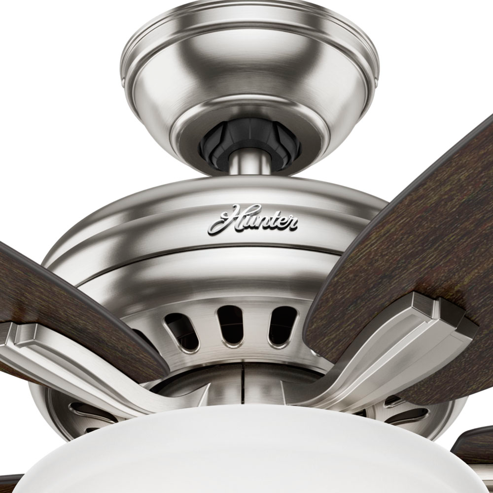 52 inch Newsome Brushed Nickel Ceiling Fan with LED Light Kit
