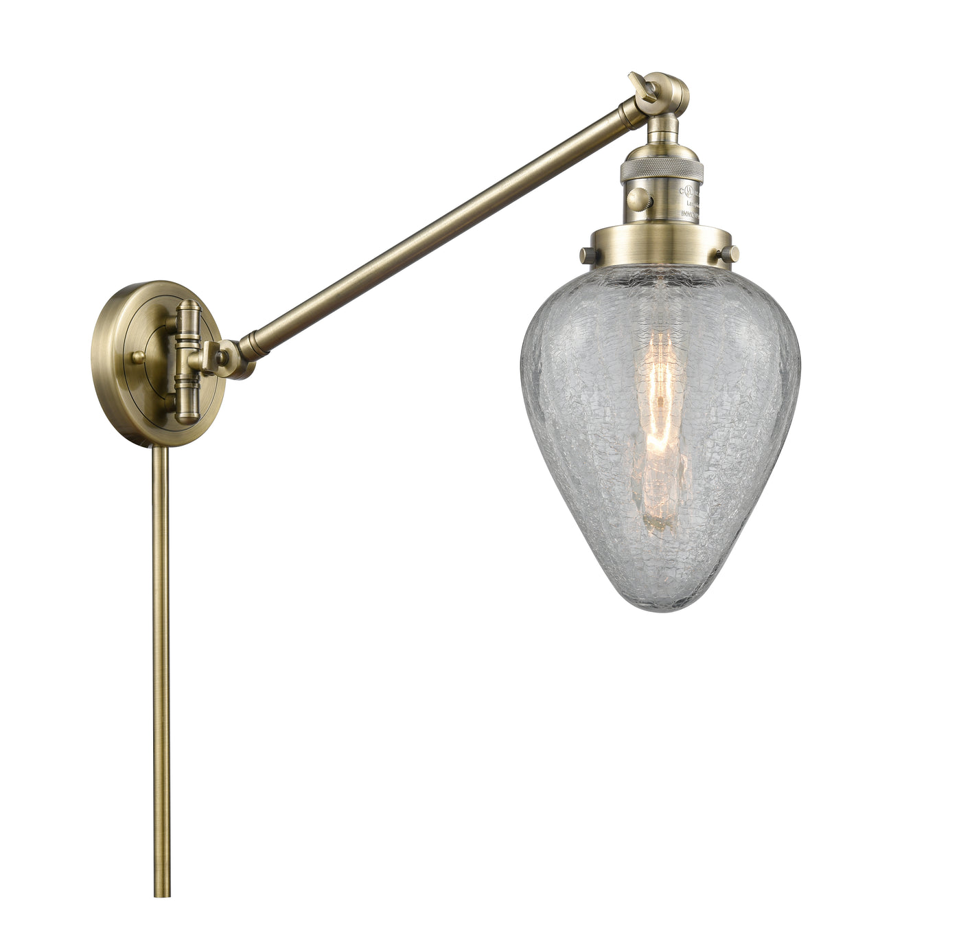 Franklin Restoration Swing Arm Cast Brass