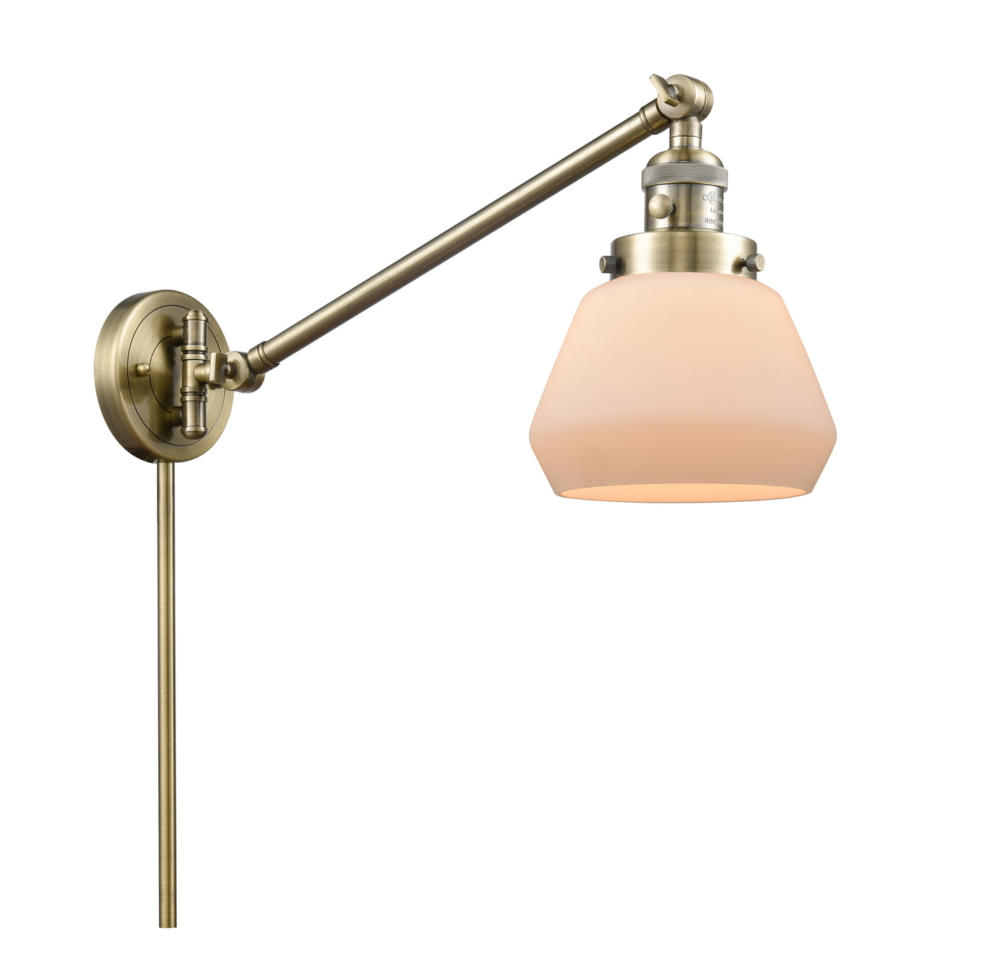 Franklin Restoration Swing Arm Cast Brass