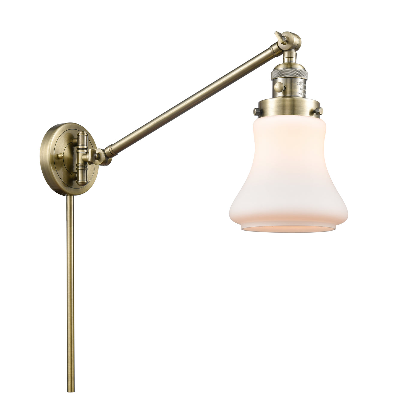 Franklin Restoration Swing Arm Cast Brass