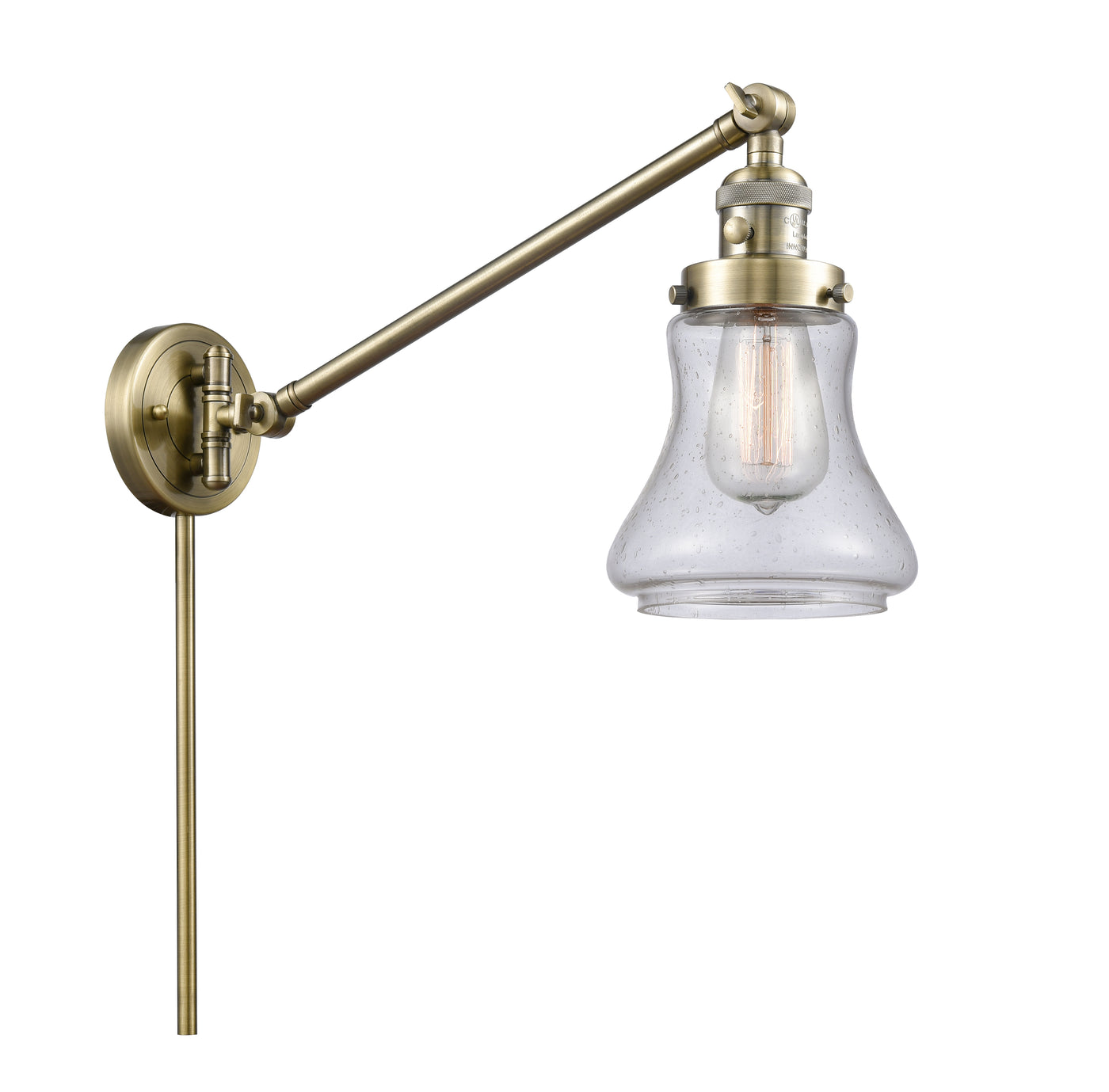 Franklin Restoration Swing Arm Cast Brass