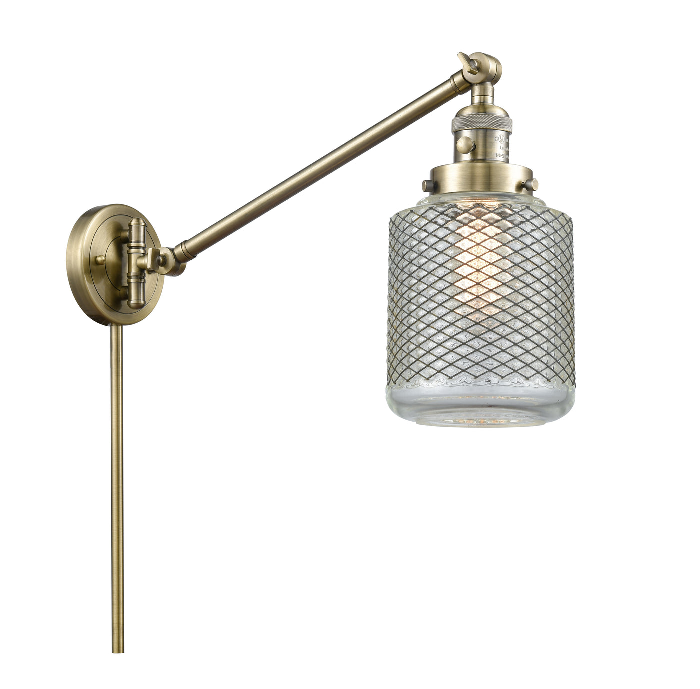 Franklin Restoration Brass Wall Light
