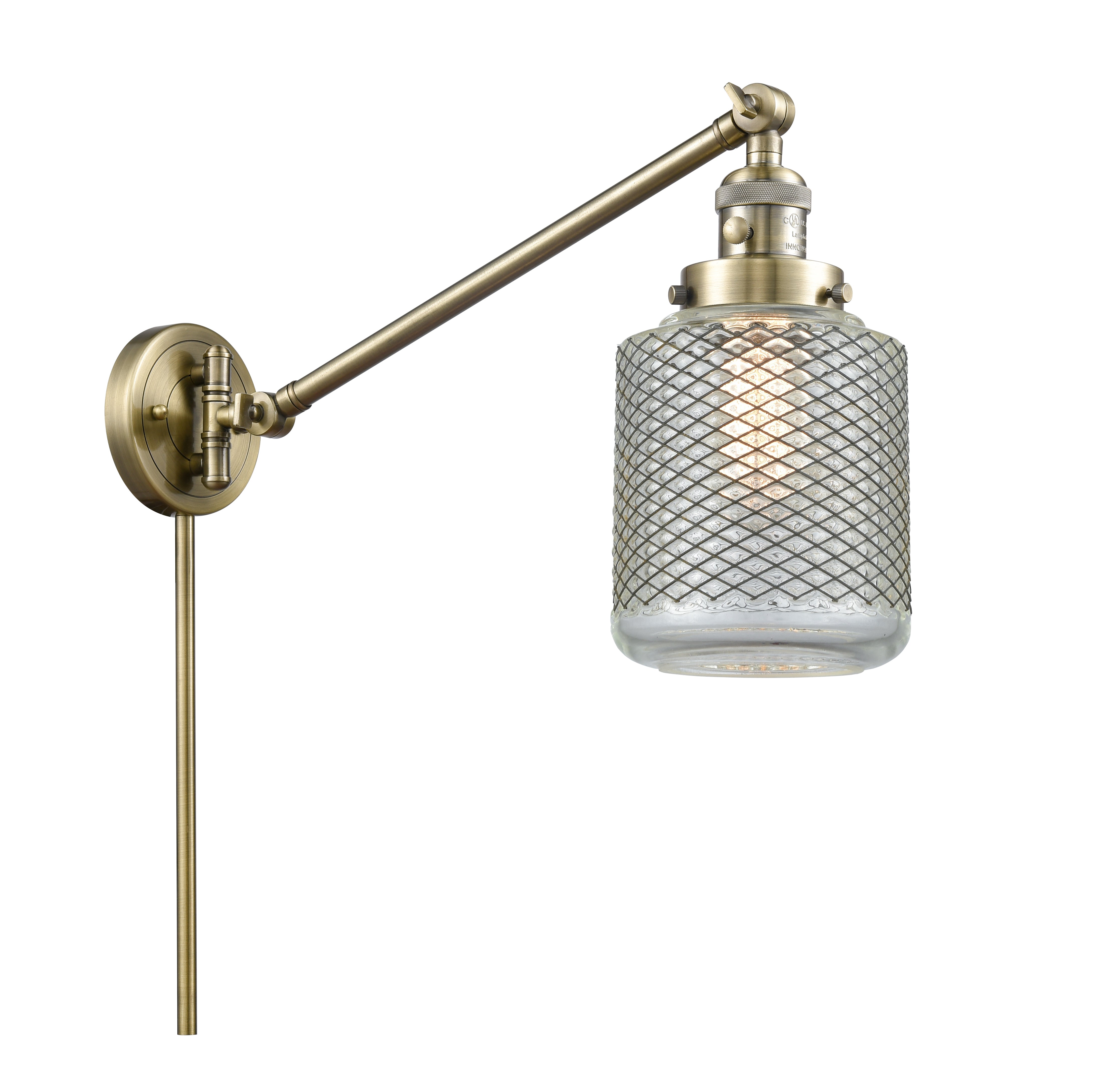 Franklin Restoration Brass Wall Light