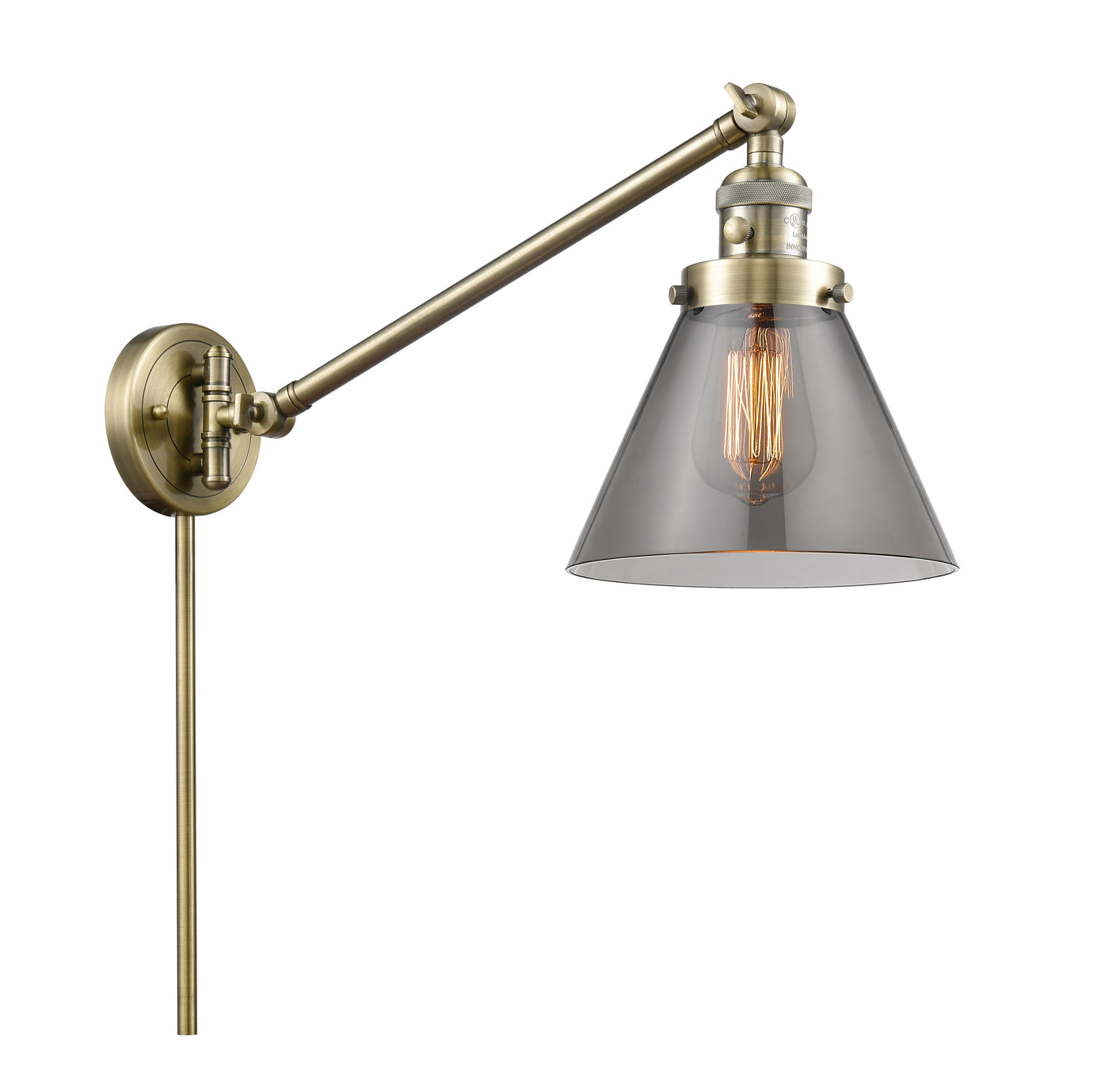Franklin Restoration Swing Arm Cast Brass