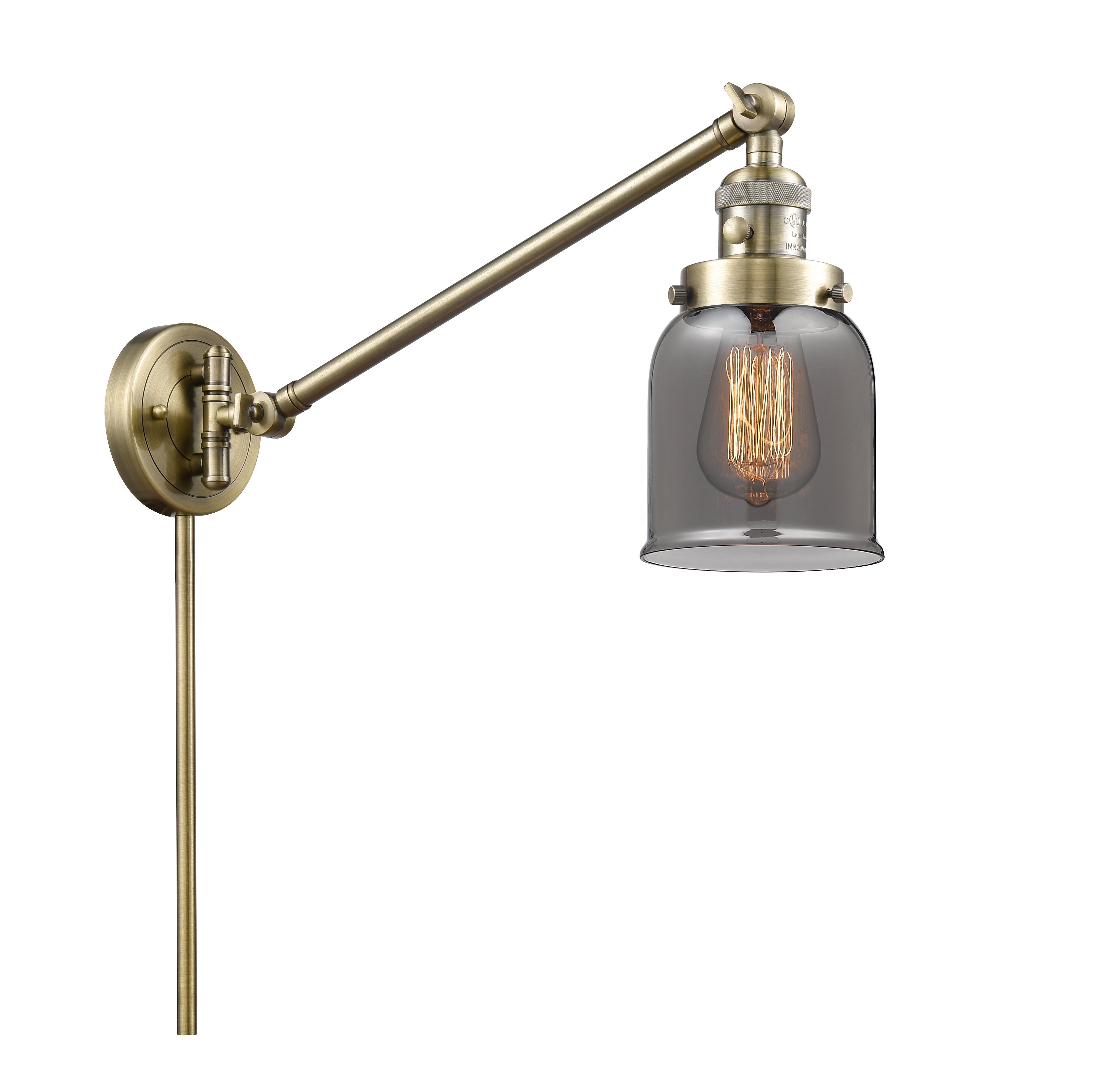 Franklin Restoration Swing Arm Cast Brass