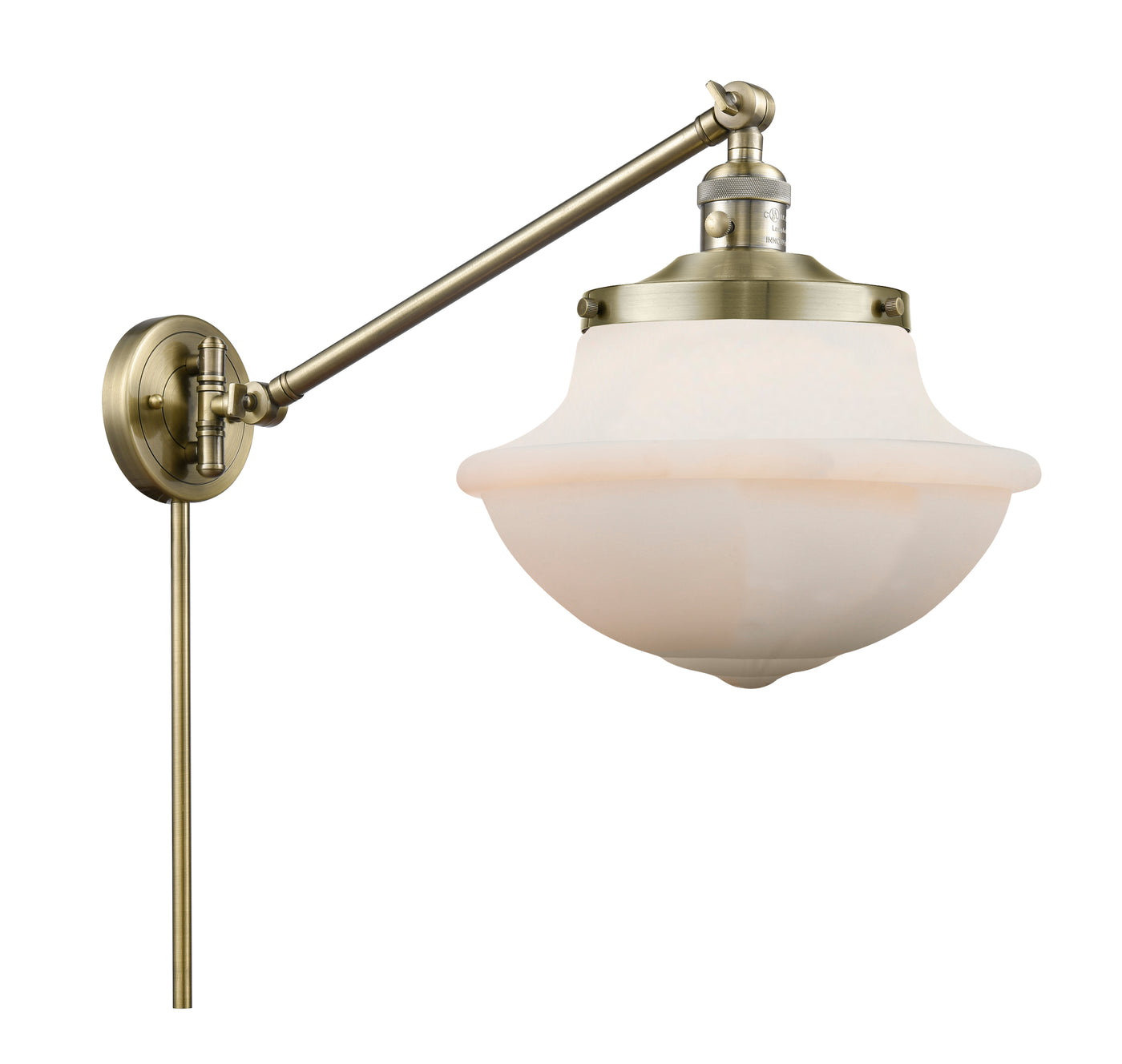 Franklin Restoration Swing Arm Cast Brass