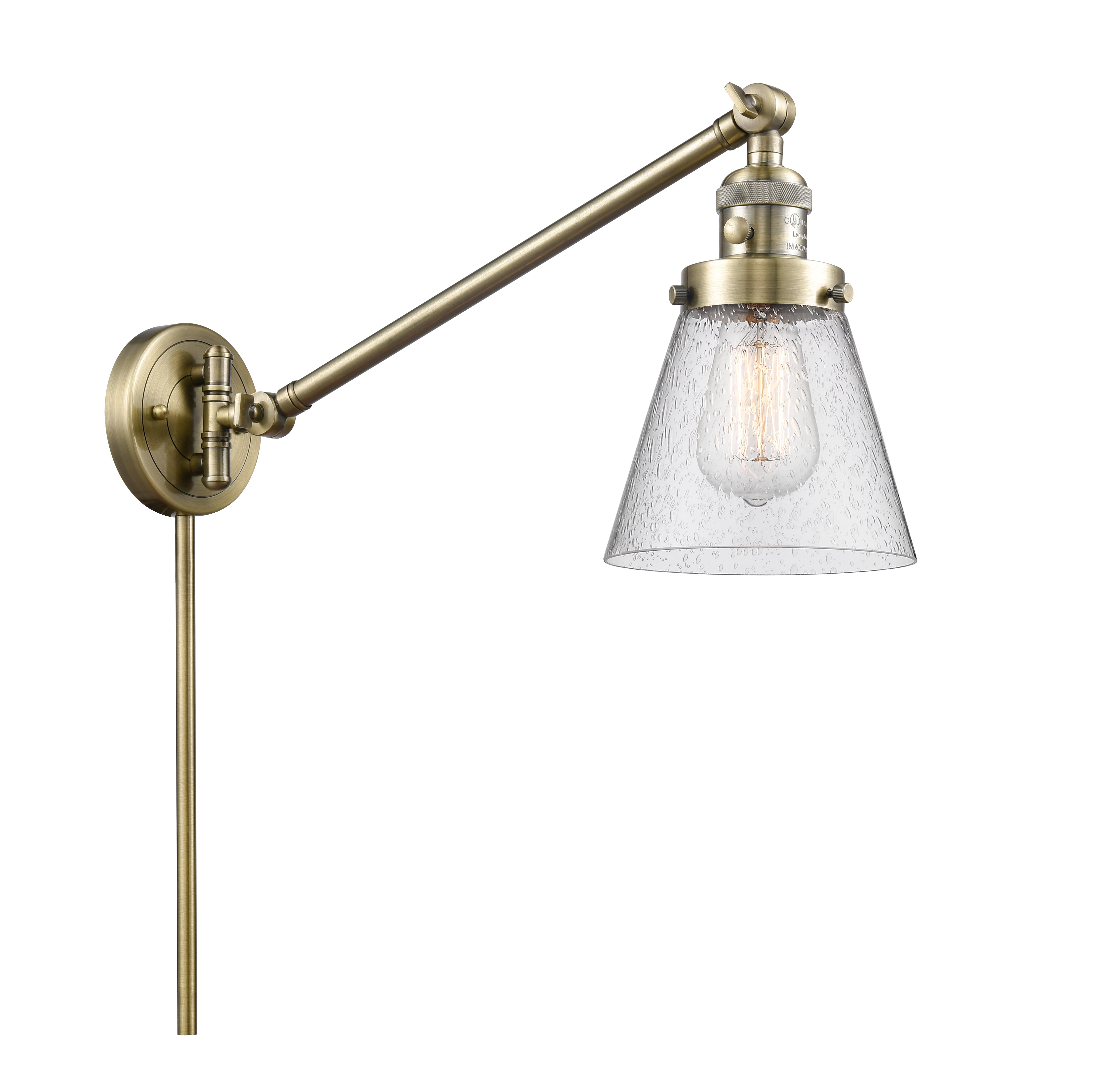 Franklin Restoration Swing Arm Brass