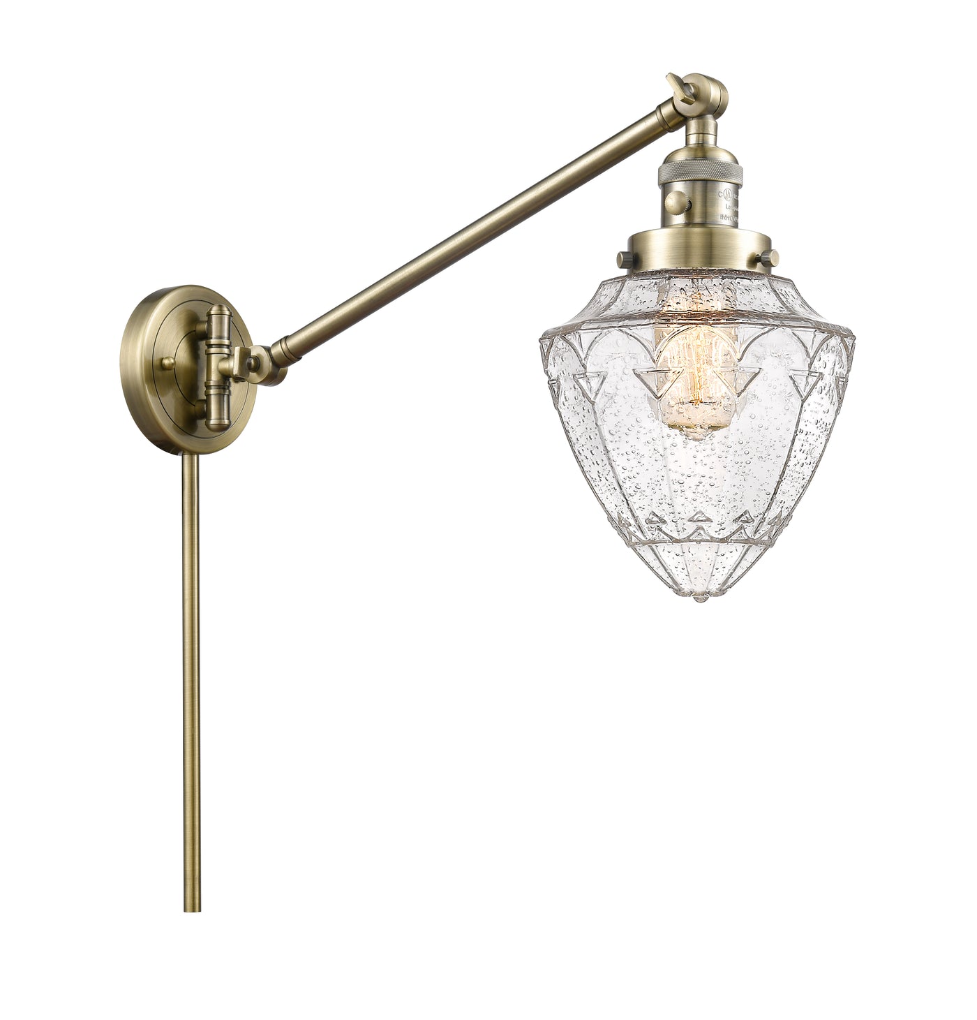 Franklin Restoration Swing Arm Cast Brass