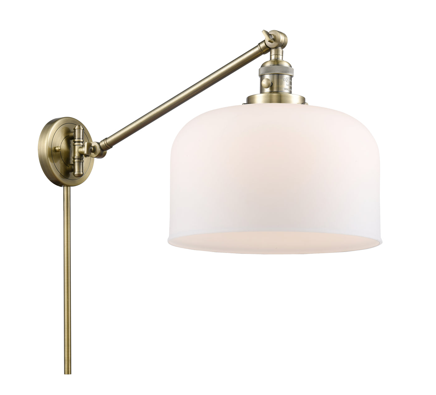 Franklin Restoration Swing Arm Cast Brass